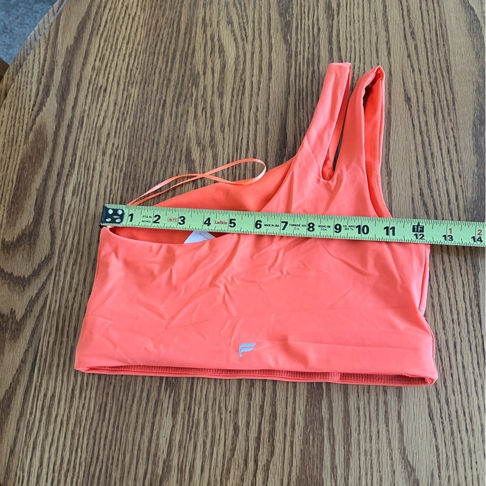 Fabletics Asymmetrical Double Strap Midi Bra Size… - image 7